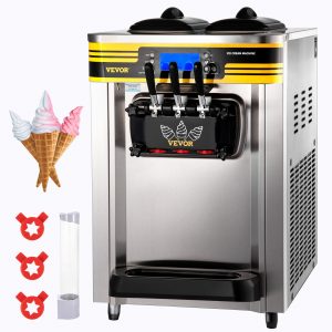 Machine à Glace Italienne Professionnelle 22-30 L/h | 2350 W Trémie 6L